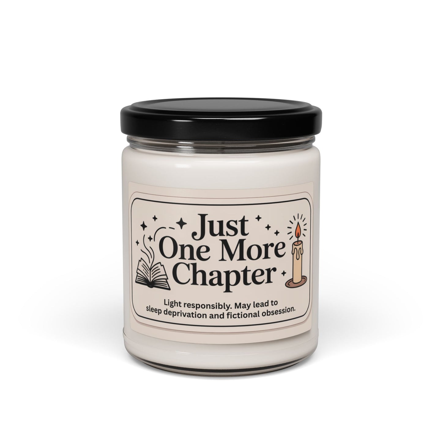 Just One More Chapter Candle - Scented Soy Candle