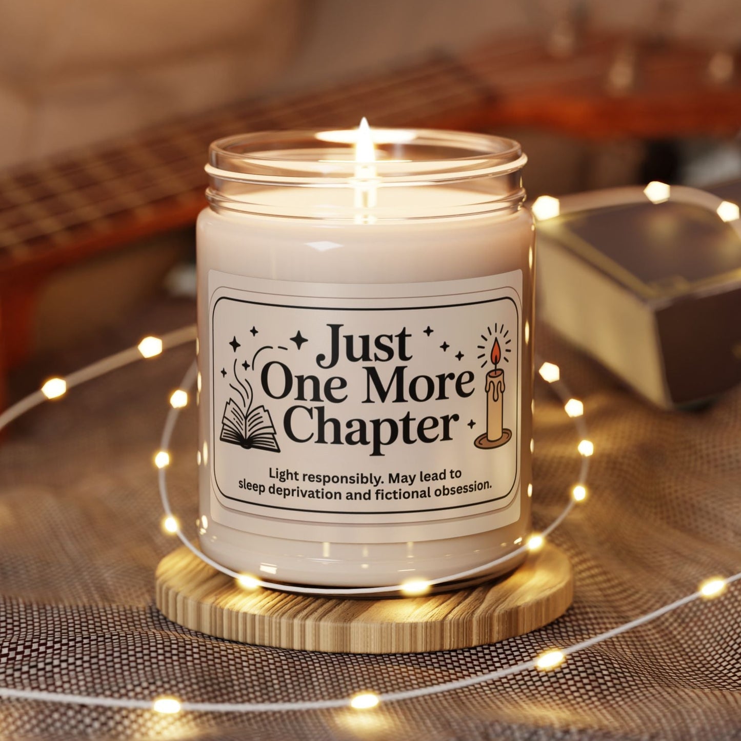 Just One More Chapter Candle - Scented Soy Candle
