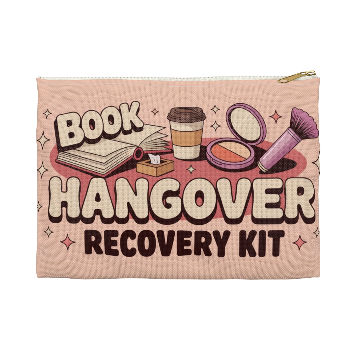 Book Hangover Recovery Kit Makeup Bag